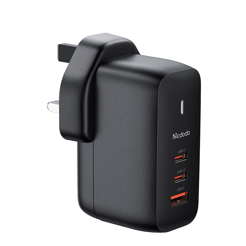 Mecha Series GaN 65W Dual Type-C + USB Mini Size Wall Charger (UK plug) Reddot winner 2021