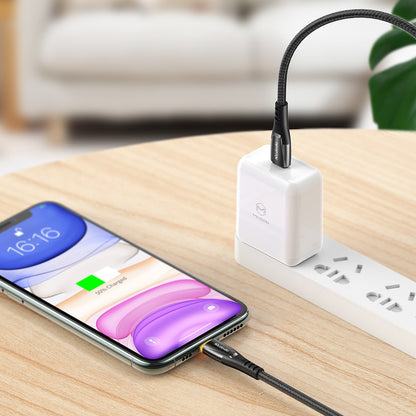 Porsche Series PD Type-c to Lightning Cable with LED 1.2m