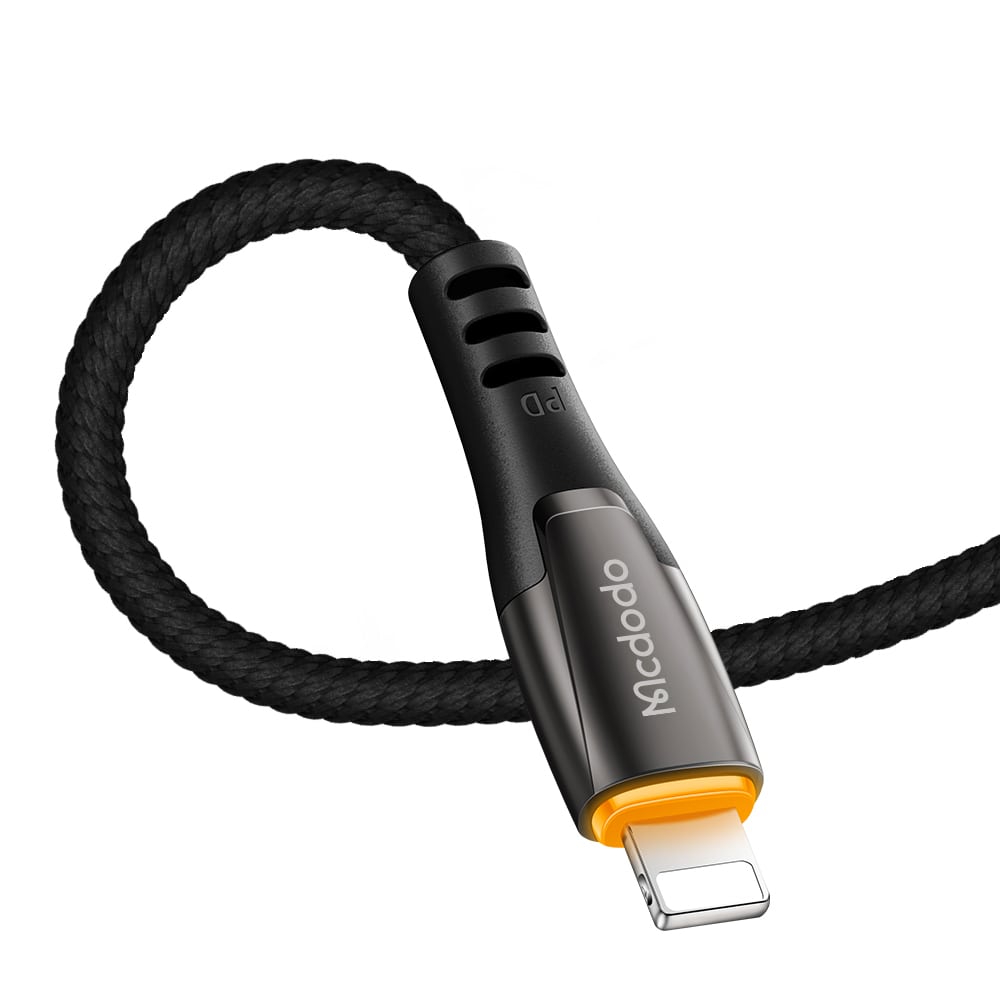 Porsche Series PD Type-c to Lightning Cable with LED 1.2m