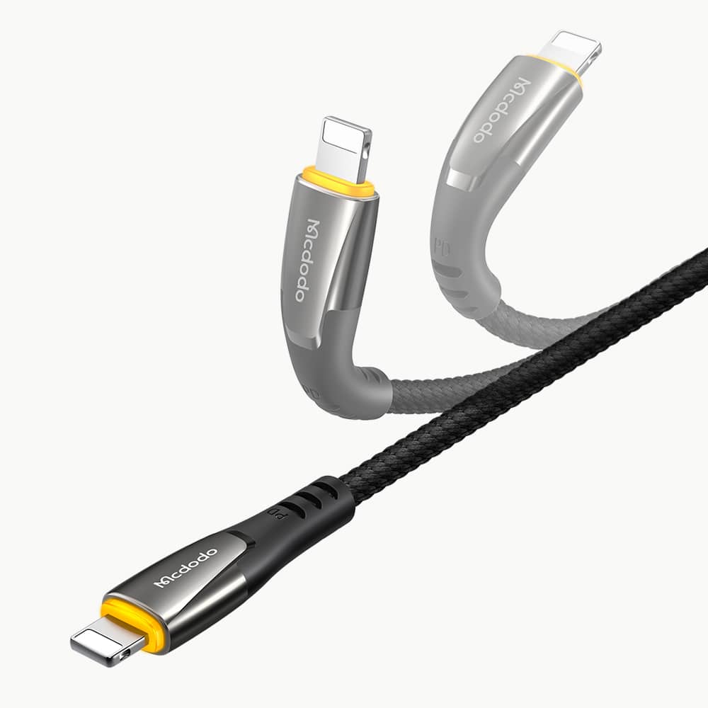 Porsche Series PD Type-c to Lightning Cable with LED 1.2m